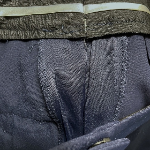 3.1 Phillip Lim High Rise Satin Jogger Pant Navy Blue Side Panel Tailored Size 2 - Picture 14 of 16